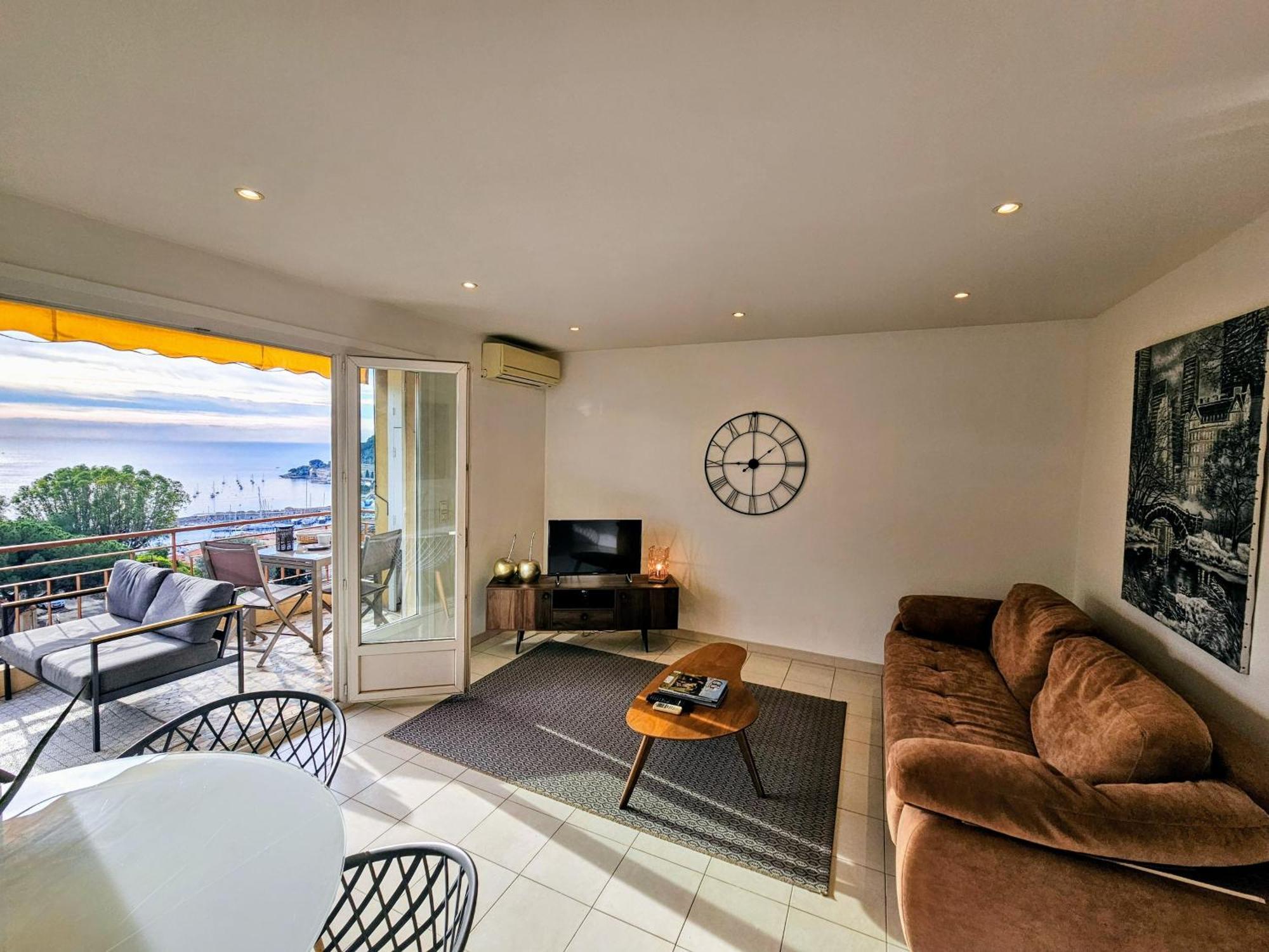 Villefranche center Bay & Port Sea view front Extérieur photo