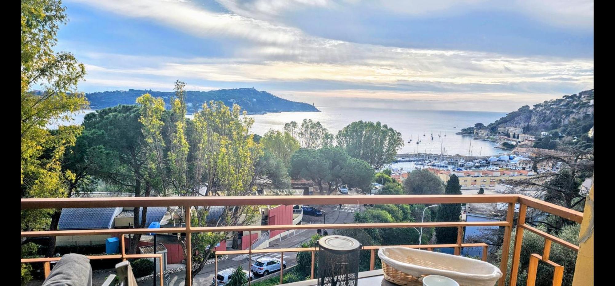 Villefranche center Bay & Port Sea view front Extérieur photo